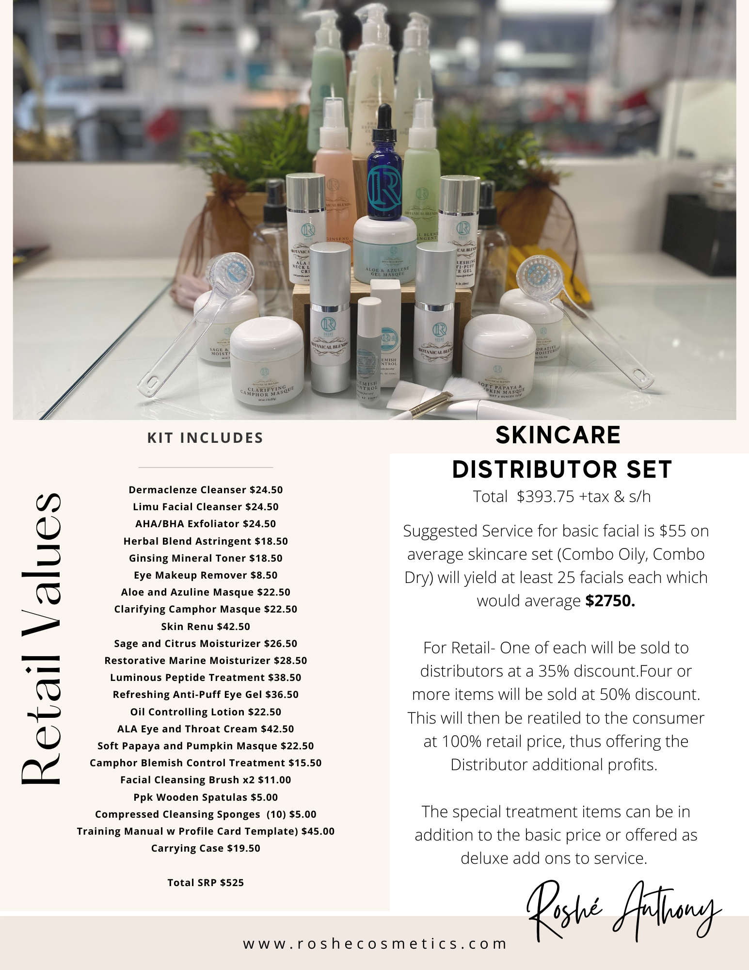 Botanical Blends Skincare – Roshe Cosmetics